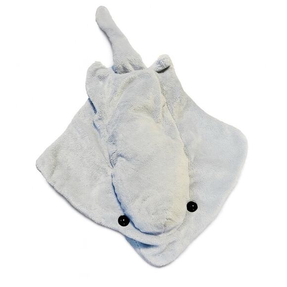 Caltoy Stingray Plush Hand Puppet Gray Soft Toy 15” Stuffed Animal Sea Life - Picture 1 of 7
